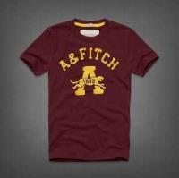 heren abercrombie and fitch korte tees 1892 donkerrood geel Eindhoven Shop 5mkdb121